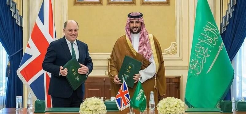 The United Kingdom and Saudi Arabia sign an agreement on future combat air capabilities