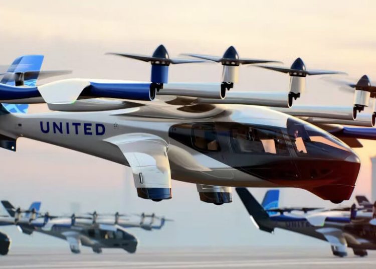 United Airlines y Archer lanzan la primera ruta comercial de taxi aéreo eléctrico en Chicago