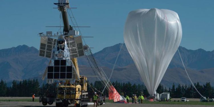 El globo de súper presión de la Nasa despegó de Nueva Zelanda