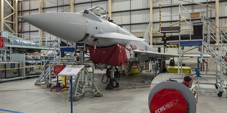 Leonardo entrega a BAE Systems el primer radar ECRS Mk2 para la flota Typhoon del Reino Unido