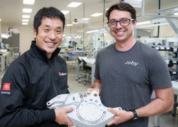 Toyota suministrará el sistema de propulsión accionamiento para los aviones de Joby
