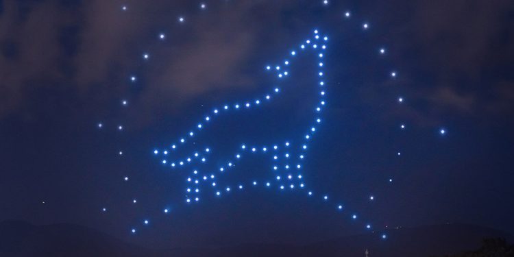 Dinamarca estrena los espectáculos de luces con drones de la mano de la española Umiles en The Ocean Race 2022-23