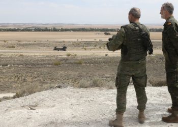 El Rey presidió en Zaragoza el ejercicio Swift Response 23