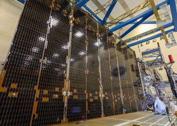 El satélite GOES-U de la NOAA completó la prueba de despliegue de paneles solares