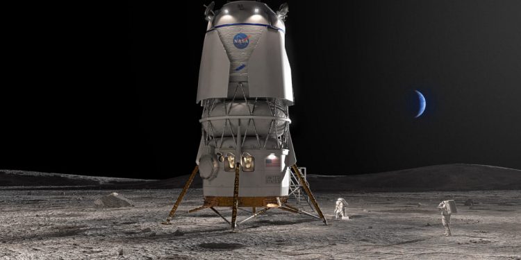 La Nasa selecciona a Blue Origin como segundo proveedor de módulo de aterrizaje lunar de Artemisa