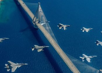 Los F-18 del Ala 46 regresaron tras participar en Grecia en el ejercicio internacional Iniochos 2023