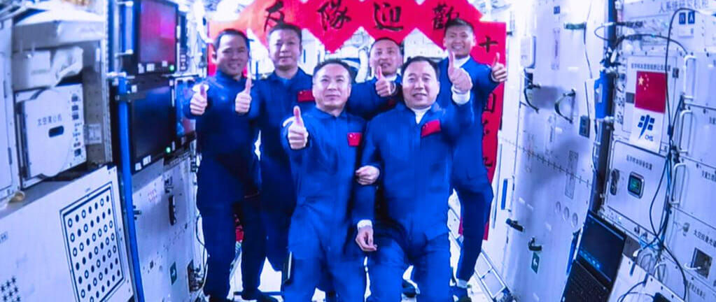 Los tres astronautas de Shenzhou-16 llegaron a la estación espacial china - Actualidad Aeroespacial