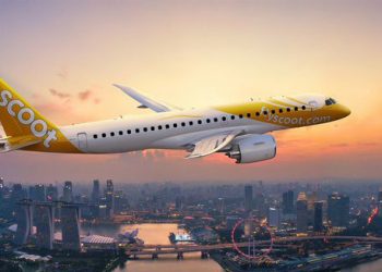 Scoot alquila a Azorra nueve aviones Embraer E190-E2
