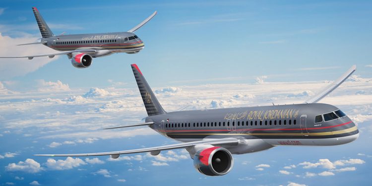 Un E190-E2 de Royal Jordanian