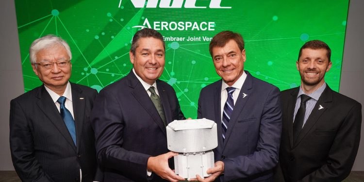 Embraer y Nidec desarrollarán un sistema de propulsión eléctrica para la industria aeroespacial emergente