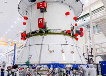 La ESA entregó a la Nasa el Módulo de Servicio Europeo para Artemisa II