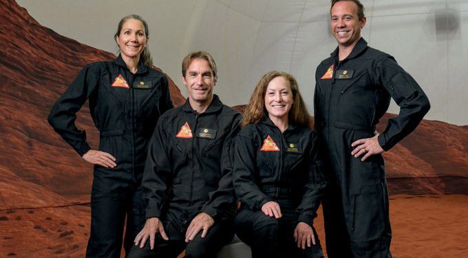 La Nasa inició en Houston la misión CHAPEA, vivir durante un año como si fuera en Marte