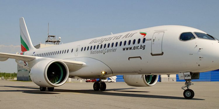 Un A220 de Bulgaria Air