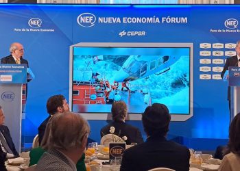 El presidente de Airbus España, Alberto Gutiérrez, en el Nueva Economía Fórum