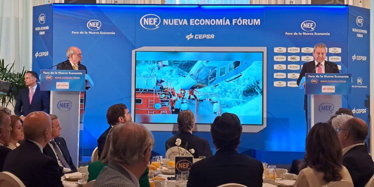 El presidente de Airbus España, Alberto Gutiérrez, en el Nueva Economía Fórum