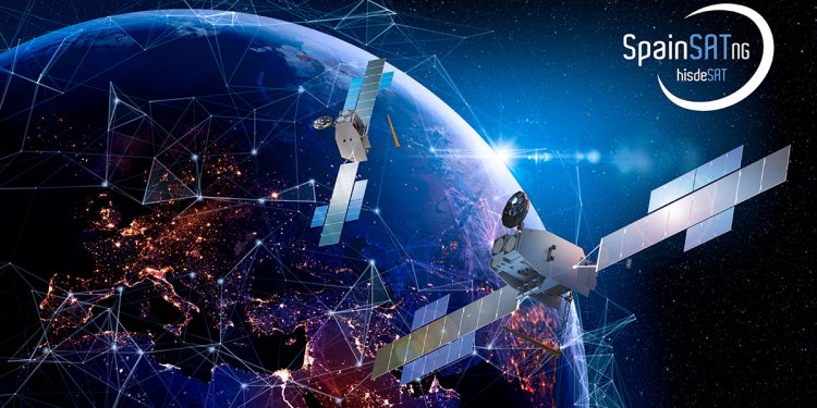 Hisdesat enciende la antena activa de transmisión para los satélites SpainSat NG