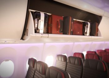 Interior de un nuevo Virgin Australia 737-8