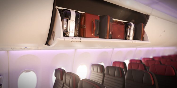 Interior de un nuevo Virgin Australia 737-8