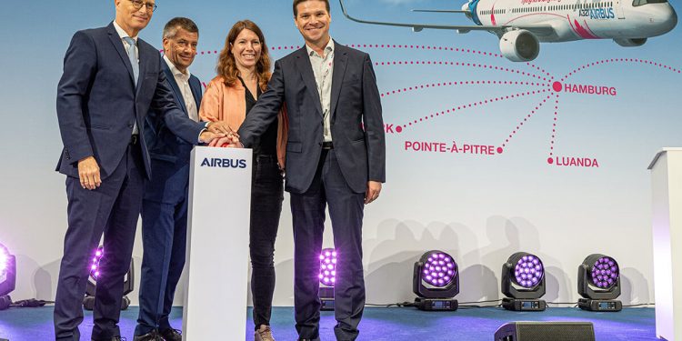 Airbus inaugura un nuevo hangar para la instalación de equipos en el A321XLR
