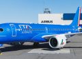 El primer Airbus A220 totalmente configurado con librea azul se une a la flota de ITA Airways