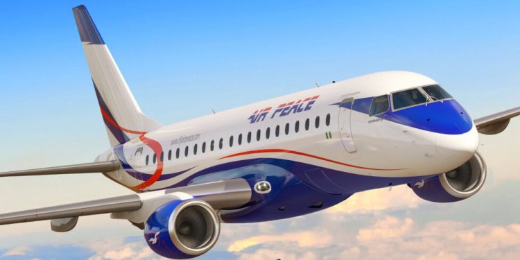 Air Peace fortalece su flota con un pedido de cinco Embraer E175