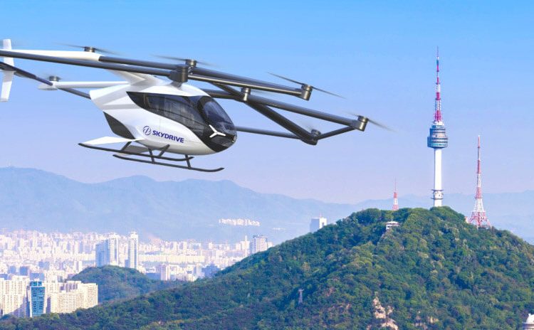 Solyu, empresa coreana de arrendamiento aeronáutico, encarga a la japonesa SkyDrive 50 aviones eVTOL