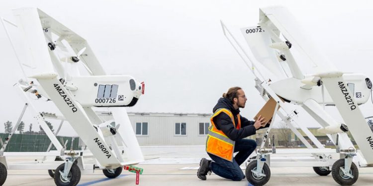 Amazon revela el nuevo dron MK30 para hacer sus repartos