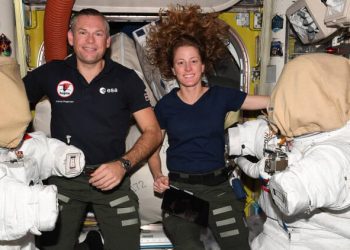 Astronautas en la ISS