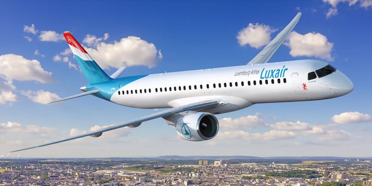 Luxair refuerza su flota con cuatro E195-E2 de Embraer