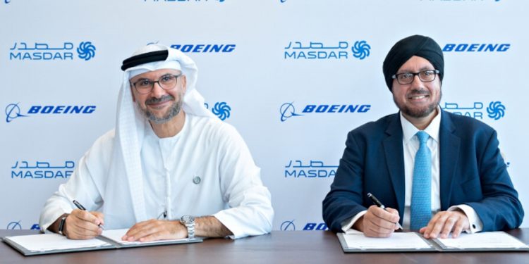Masdar y Boeing unen fuerzas para acelerar la industria del combustible de aviación sostenible en los EAU