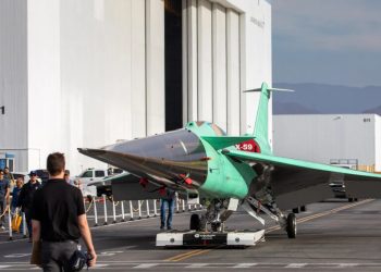 avión supersónico silencioso X-59