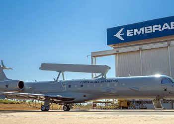 Embraer entregó el quinto avión E-99 mejorado a la Fuerza Aérea Brasileña
