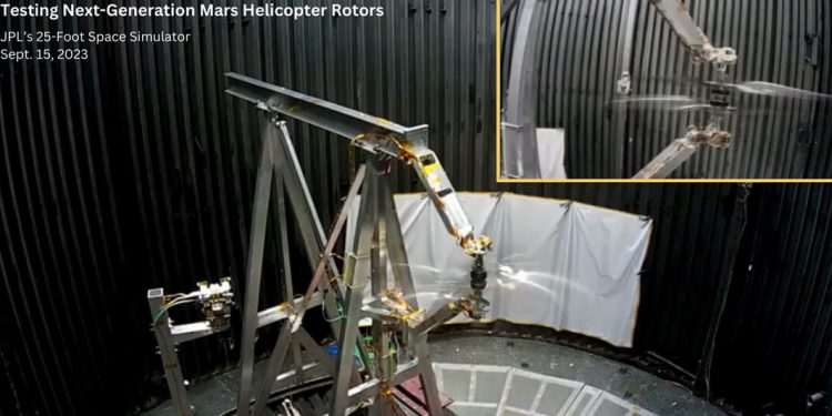 La Nasa prueba futuros diseños de helicópteros para Marte
