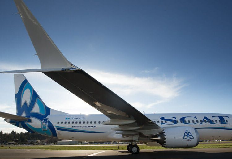 La kazaja SCAT Airlines encarga a Boeing siete aviones B737 MAX