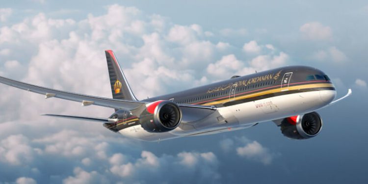 Un B787 de Royal Jordanian