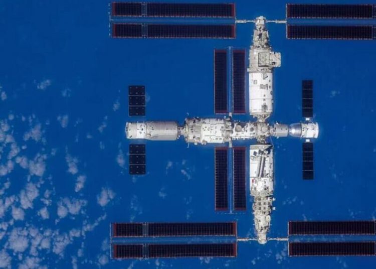 Estación espacial china en su totalidad