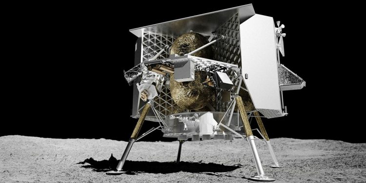 Prueban con éxito las patas del módulo lunar Griffin