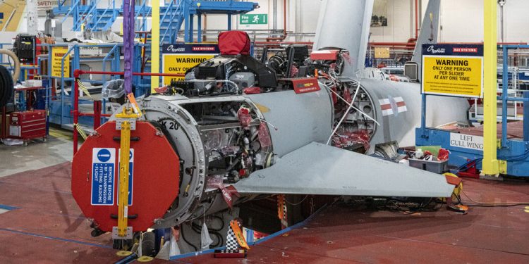 Leonardo crea el radar de próxima generación que utilizarán los pilotos del RAF Typhoon del futuro