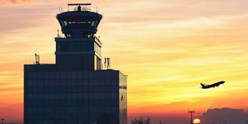 Avión y aeropuerto