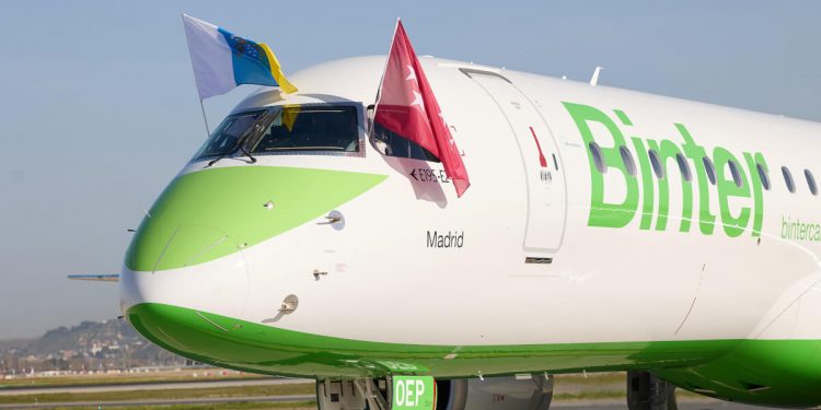 Binter pone en marcha su nueva operativa con Madrid