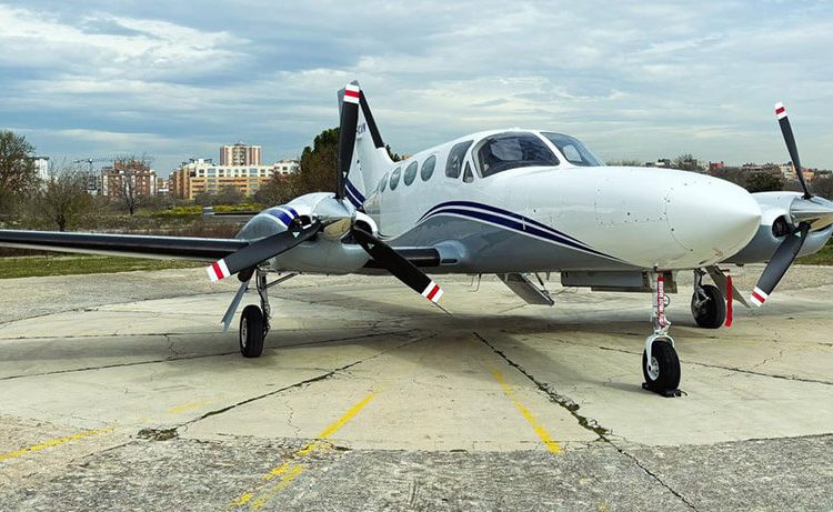 Euroairlines amplía su flota para vuelos privados con su nuevo Cessna 421C