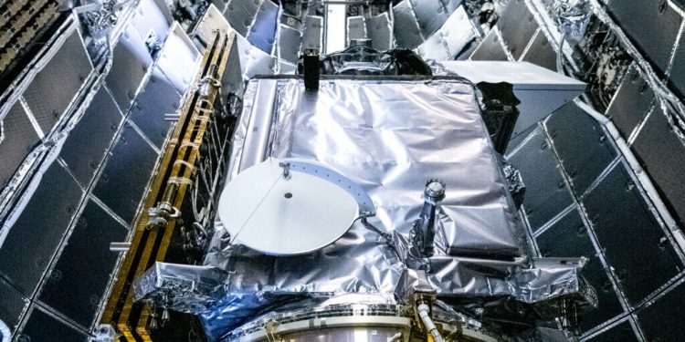 Preparada la nave espacial PACE de la Nasa para su lanzamiento el próximo martes