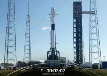 SpaceX lanzó la misión Telkomsat Merah Putih 2 de Indonesia