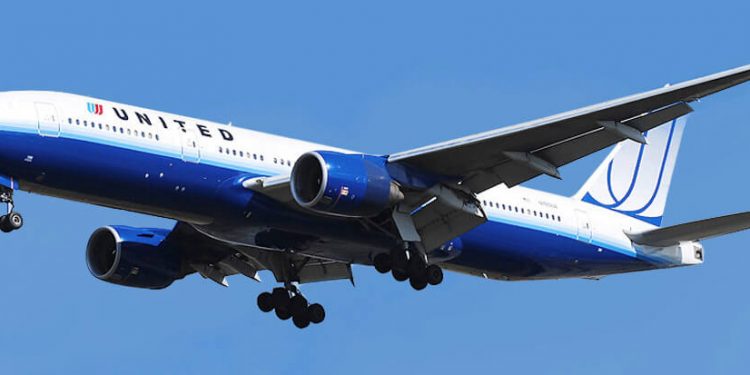 B777-200 de United Airlines