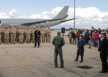El Destacamento Aéreo Táctico Vilkas partió hacia su despliegue en Lituania
