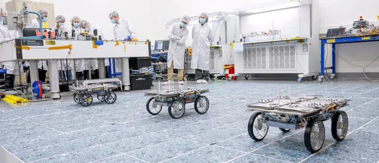 La Nasa prepara tres pequeños rovers para su envío a la Luna