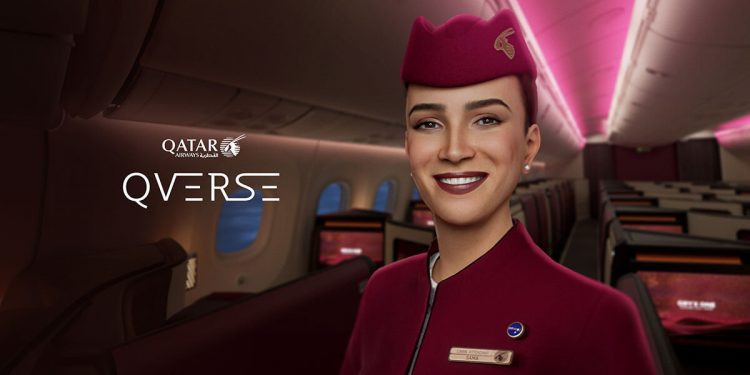 Qatar Airways presenta la primera tripulación de cabina holográfica