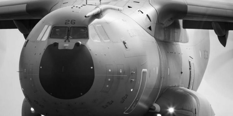 Siete aviones de transporte de seis países se dan cita en Zaragoza en las pruebas ETAP-C 24-01