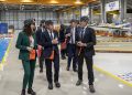 El secretario de Estado de Transportes visitó la factoría de Airbus de Getafe