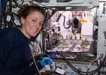 La astronauta de la NASA Loral O'Hara